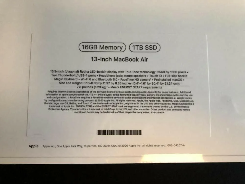 Apple MacBook Air (2020) Pallets – 50 Brand New Units - Image 3